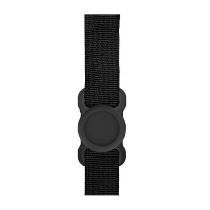 Apple AirTag Silikon Case Hülle Halsband Halterung für Haustiere, Schwarz - Image 4