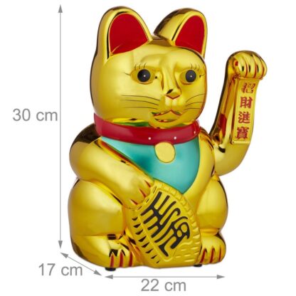 Maneki Neko XL GLÜCKS-KATZE Winkekatze 30cm - Image 6