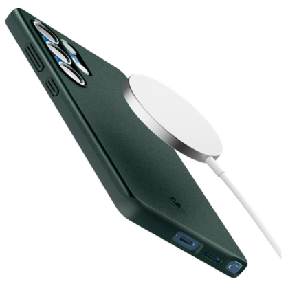 Spigen Thin Fit PC Back Cover Grün Samsung Galaxy S25 Ultra - Image 4