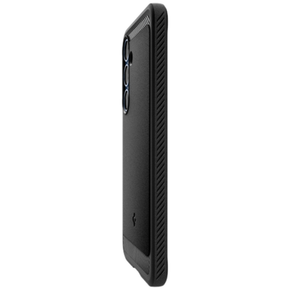 Spigen Rugged Armor TPU Back Cover Schwarz Samsung Galaxy S25 - Image 3