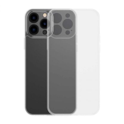 Baseus iPhone 13 Pro Hülle Mattiertes Glas Schutz Transparent (ARWS000102) - Image 2