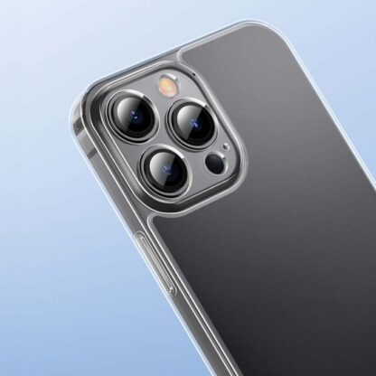 Baseus iPhone 13 Pro Hülle Mattiertes Glas Schutz Transparent (ARWS000102) - Image 6