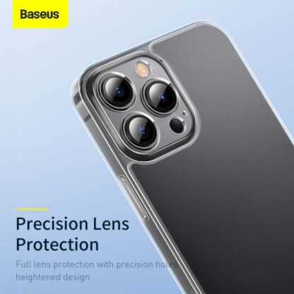 Baseus iPhone 13 Pro Hülle Mattiertes Glas Schutz Transparent (ARWS000102) - Image 9