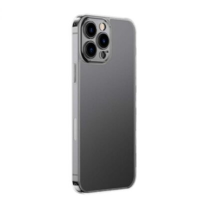 Baseus iPhone 13 Pro Hülle Mattiertes Glas Schutz Transparent (ARWS000102) - Image 14