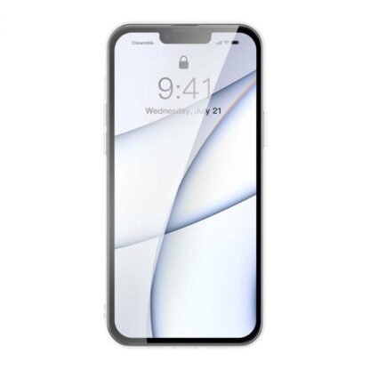 Baseus iPhone 13 Pro Hülle Mattiertes Glas Schutz Transparent (ARWS000102) - Image 17