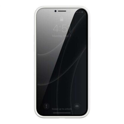 Baseus iPhone 13 Pro Hülle Flüssiges Silikongel Schützend Weiß (ARYT000402) - Image 9
