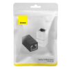 Baseus AirJoy Serie Netzwerkstecker RJ-45 Ethernet Kabelverbinder 1 Stück, Schwarz (B00131100111-01).