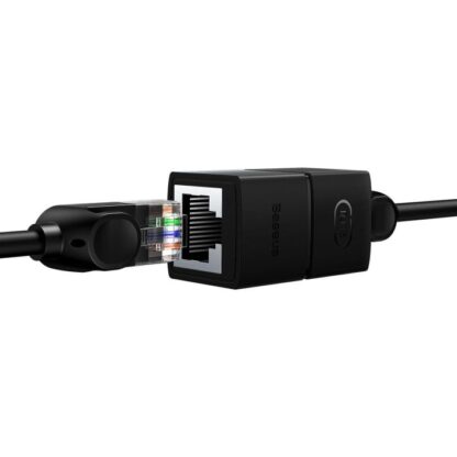 Baseus AirJoy Serie Netzwerkstecker RJ-45 Ethernet Kabelverbinder 1 Stück, Schwarz (B00131100111-01). - Image 4