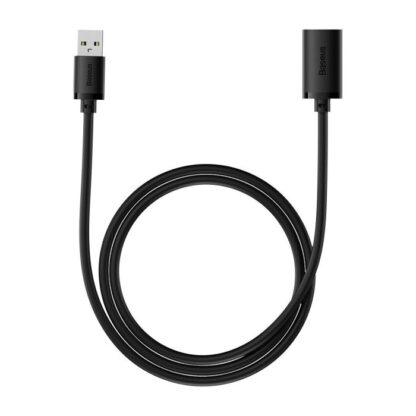 Baseus AirJoy Serie USB 3.0 Verlängerungskabel 1m, Schwarz (B00631103111-00) - Image 3