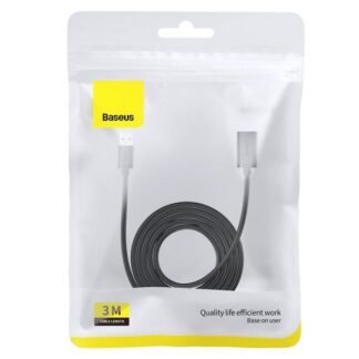 Baseus AirJoy Serie USB 3.0 Verlängerungskabel 3m, Schwarz (B00631103111-04)