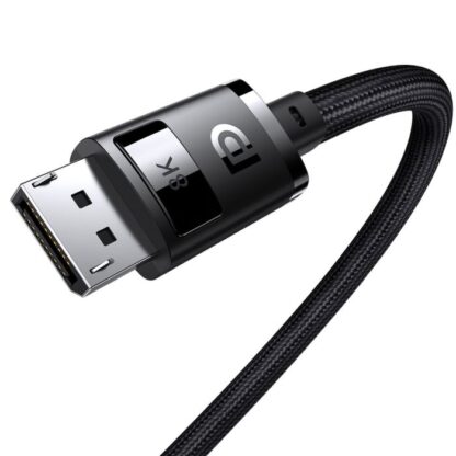 Baseus Videokabel DisplayPort High Definition Serie 8K 60Hz Bidirektionales Kabel 2m, Schwarz (B00633706111-02). - Image 2