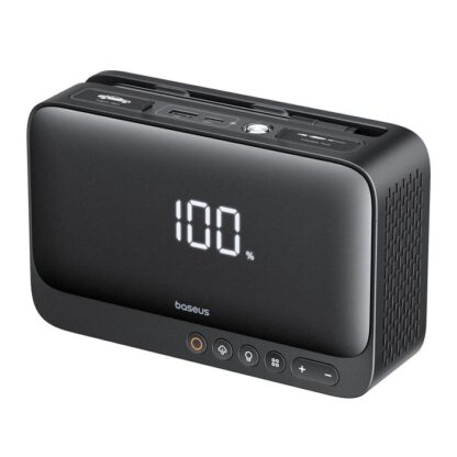 Baseus Auto-Werkzeug Power Starter / Powerbank Super Energy 4-in-1 Auto-Starthilfe (Spitzenstrom 600A / 60000 mAh) Schwarz (C00245902111-00) - Image 2
