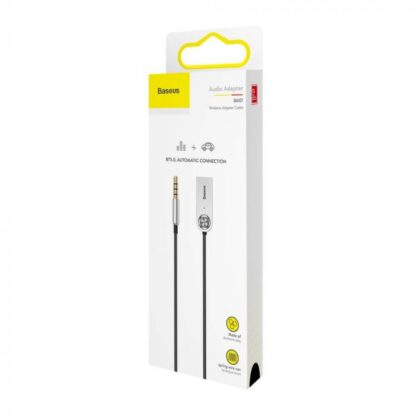 Baseus Konverter BA01 USB + Wireless-Adapter zu 3,5 mm Klinkenstecker, Kabel Schwarz (CABA01-01)