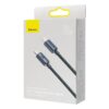Baseus Type-C - Lightning-Kabel, Crystal Shine Series Schnellladekabel 20W 2m Schwarz (CAJY000301).