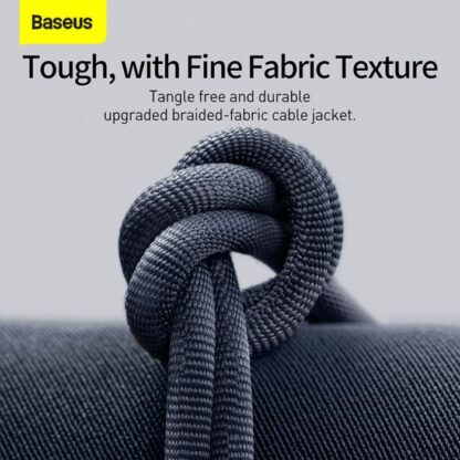 Baseus Type-C - Lightning-Kabel, Crystal Shine Series Schnellladekabel 20W 2m Schwarz (CAJY000301). - Image 13
