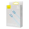 Baseus Typ-C - Lightning Kabel Crystal Shine Serie Schnelles Laden Power Delivery 20W 1,2m Hellblau (CAJY001303)