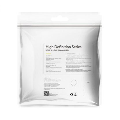 Baseus Videokabel High Definition Serie HDMI zu HDMI 4K 60 Hz, 3D HDR, 18 Gbps, 1m Schwarz (CAKGQ-A01). - Image 2