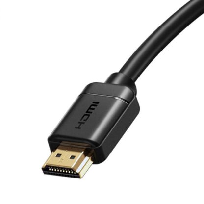 Baseus Videokabel High Definition Serie HDMI zu HDMI 4K 60 Hz, 3D HDR, 18 Gbps, 1m Schwarz (CAKGQ-A01). - Image 5