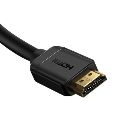 Baseus Videokabel High Definition Serie HDMI zu HDMI 4K 60 Hz, 3D HDR, 18 Gbps, 1m Schwarz (CAKGQ-A01). - Image 7