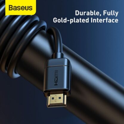 Baseus Videokabel High Definition Serie HDMI zu HDMI 4K 60 Hz, 3D HDR, 18 Gbps, 1m Schwarz (CAKGQ-A01). - Image 14