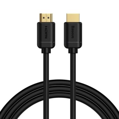 Baseus Videokabel High Definition Serie HDMI auf HDMI 4K 60 Hz, 3D HDR, 18 Gbps, 2m Schwarz (CAKGQ-B01)
