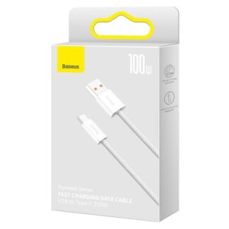 Baseus Dynamic Series Typ-C Kabel 100W, 2m Weiß (CALD000702)