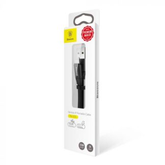 Baseus Lightning Nimble Kabel Tragbar 2A 0,23m Schwarz (CALMBJ-B01)