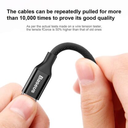 Baseus Lightning Yiven Apple Kabel 2A 1,8m Schwarz (CALYW-A01) - Image 4