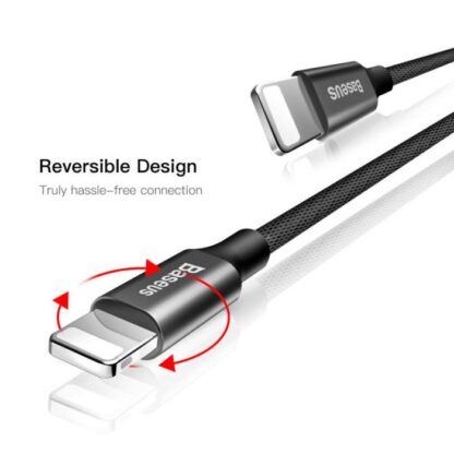 Baseus Lightning Yiven Apple Kabel 2A 1,8m Schwarz (CALYW-A01) - Image 8