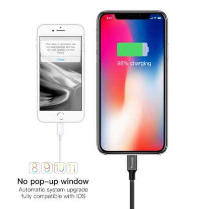 Baseus Lightning Yiven Apple Kabel 2A 1,8m Schwarz (CALYW-A01) - Image 9