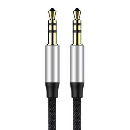 Baseus Audio Yiven M30 Kabel 1M Silber/Schwarz (CAM30-BS1) - Image 3