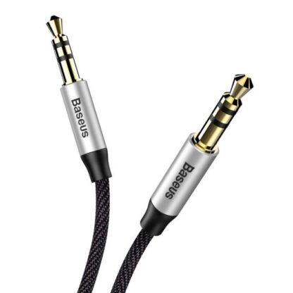 Baseus Audio Yiven M30 Kabel 1M Silber/Schwarz (CAM30-BS1) - Image 6