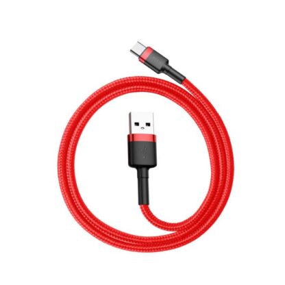 Baseus Type-C Cafule Kabel 3A 0,5m Rot + Rot (CATKLF-A09) - Image 9
