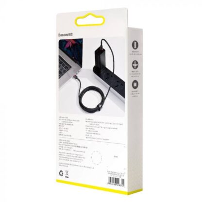 Baseus Type-C-zu-Type-C-Kabel Cafule PD2.0 100 W Schnellladung (20 V 5 A) 2 m Rot/Schwarz (CATKLF-AL91) - Image 8
