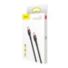 Baseus Typ-C - Typ-C Kabel Cafule PD2.0 60W Schnellladung (20V 3A) 1m Schwarz/Grau (CATKLF-H91)