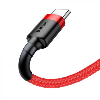 Baseus Typ-C Cafule Kabel 2A, 3m Rot/Rot (CATKLF-U09) - Image 10