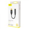 Baseus Konverter L54 Typ-C Stecker auf 3,5mm Buchse Adapter Schwarz (CATL54-01)