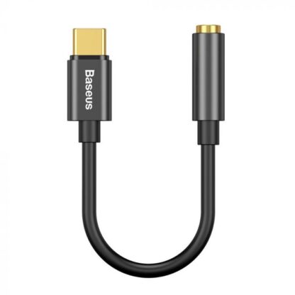 Baseus Konverter L54 Typ-C Stecker auf 3,5mm Buchse Adapter Schwarz (CATL54-01) - Image 2