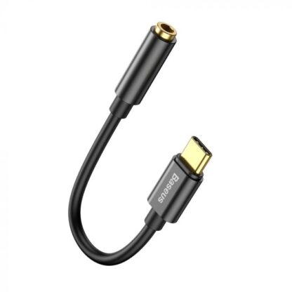 Baseus Konverter L54 Typ-C Stecker auf 3,5mm Buchse Adapter Schwarz (CATL54-01) - Image 3