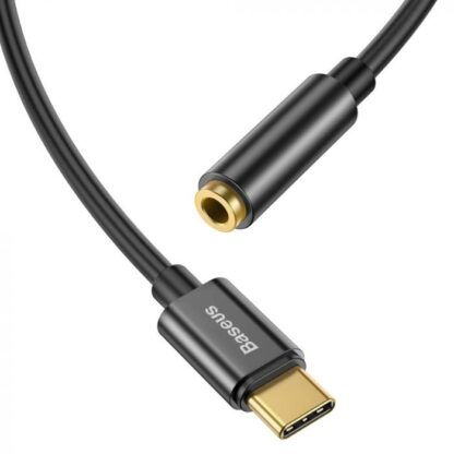 Baseus Konverter L54 Typ-C Stecker auf 3,5mm Buchse Adapter Schwarz (CATL54-01) - Image 5