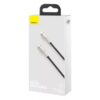 Baseus Type-C - Lightning Cafule Serie Metall-Datenkabel PD 20W 2m Schwarz (CATLJK-B01)