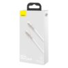Baseus Type-C - Lightning Cafule Series Metal-Datenkabel PD 20W 2m Weiß (CATLJK-B02)