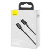 Baseus Typ-C - Lightning Superior Series Schnellladedatenkabel PD 20W 2m Schwarz (CATLYS-C01)