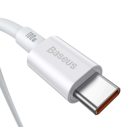 Baseus Type-C - Type-C Superior Kabel Schnellladung / Power Delivery / FCP 100W 5A 20V 2m Weiß (CATYS-C02) - Image 14