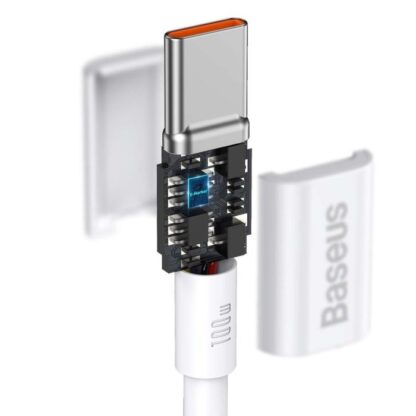 Baseus Type-C - Type-C Superior Kabel Schnellladung / Power Delivery / FCP 100W 5A 20V 2m Weiß (CATYS-C02) - Image 17