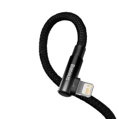 Baseus Typ-C - Lightning MVP 2 Ellbogenförmiges Schnellladedatenkabel 20W 1m Schwarz (CAVP000201) - Image 13