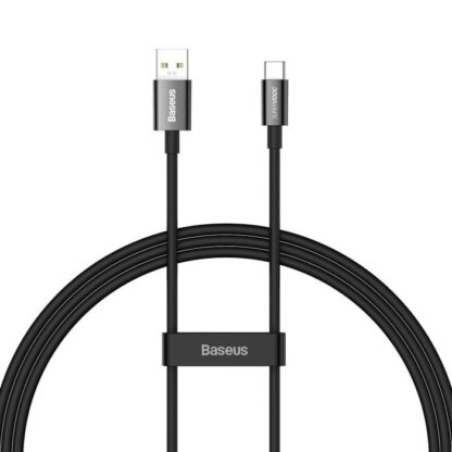 Baseus Type-C Superior Serie SUPERVOOC 65W, 1m Schwarz (CAYS000901) - Image 3