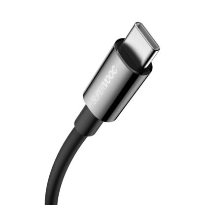 Baseus Type-C Superior Serie SUPERVOOC 65W, 1m Schwarz (CAYS000901) - Image 4