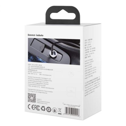 Baseus Autoladegerät Grain Pro Dual USB 4.8A Weiß (CCALLP-02) - Image 13