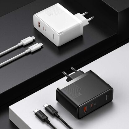 Baseus Reise-Ladegerät GaN5 Pro Schnellladegerät C+U, PD3.0, QC4.0 +, AFC, 100W EU Schwarz (CCGP090201) - Image 12